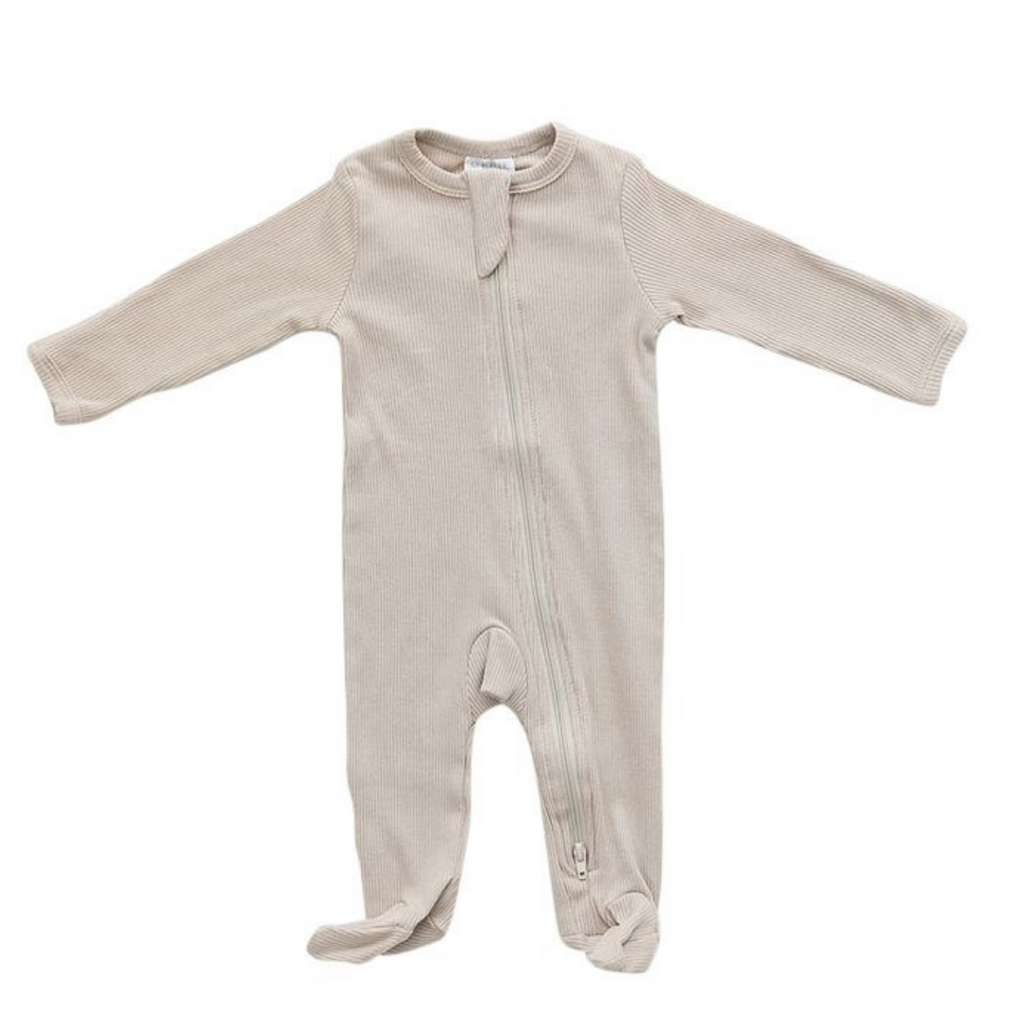 Baby ribbed pajamas hotsell